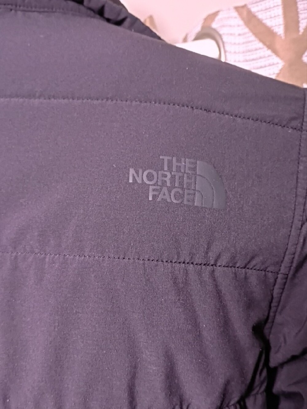 The North Face Black Quilted Snap Pullover - Picture 7 of 12